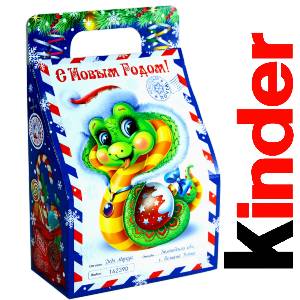 Детский подарок на Новый Год в жестяной упаковке весом 335 грамм по цене 1312 руб в Судогде