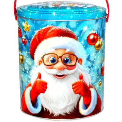 Детский подарок на Новый Год в жестяной упаковке весом 900 грамм