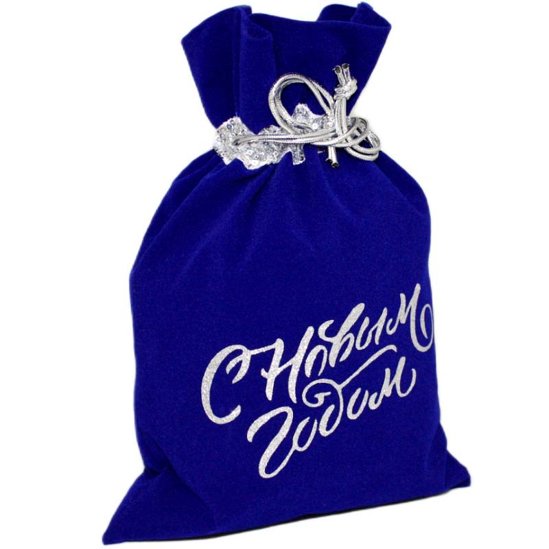 Детский новогодний подарок в мешочке весом 1000 грамм